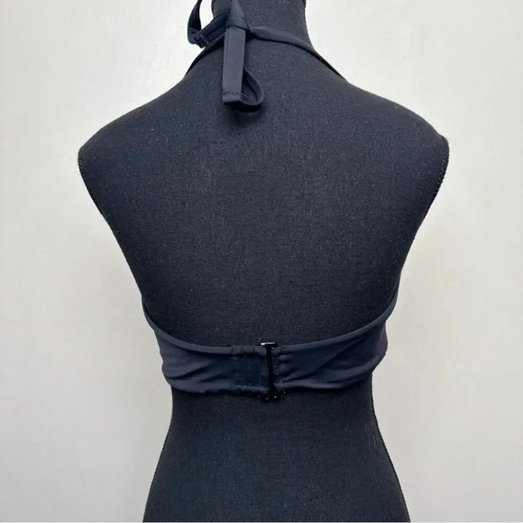 Knix Womens Large Riviera Wrap Bikini Top In Black - Picture 9 of 10